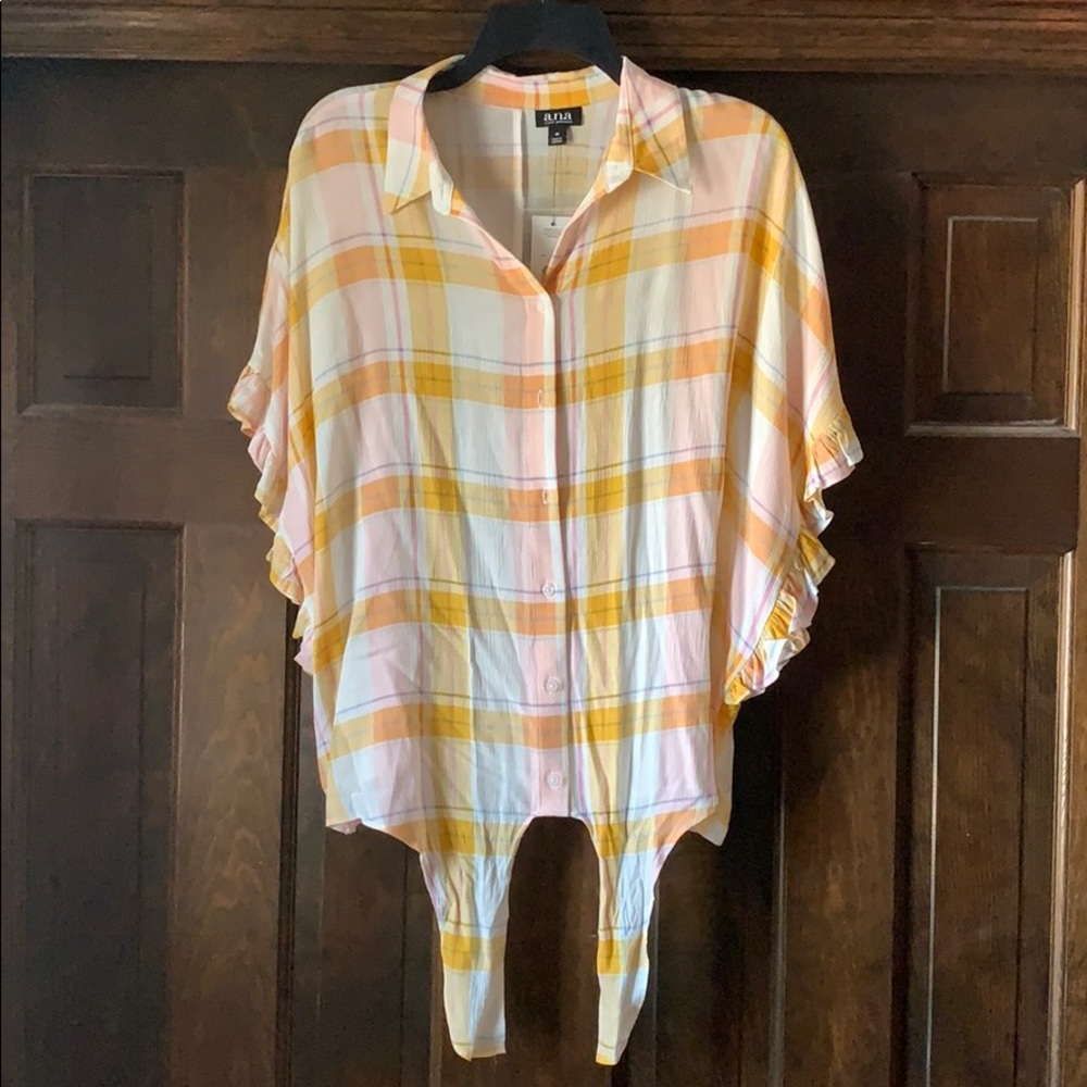 Poncho Style Tie Front